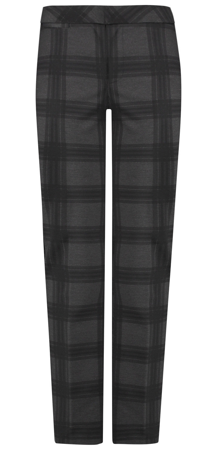 Slim Trouser Plaid Jersey | Piedmont Plaid | Pants | NYDJ