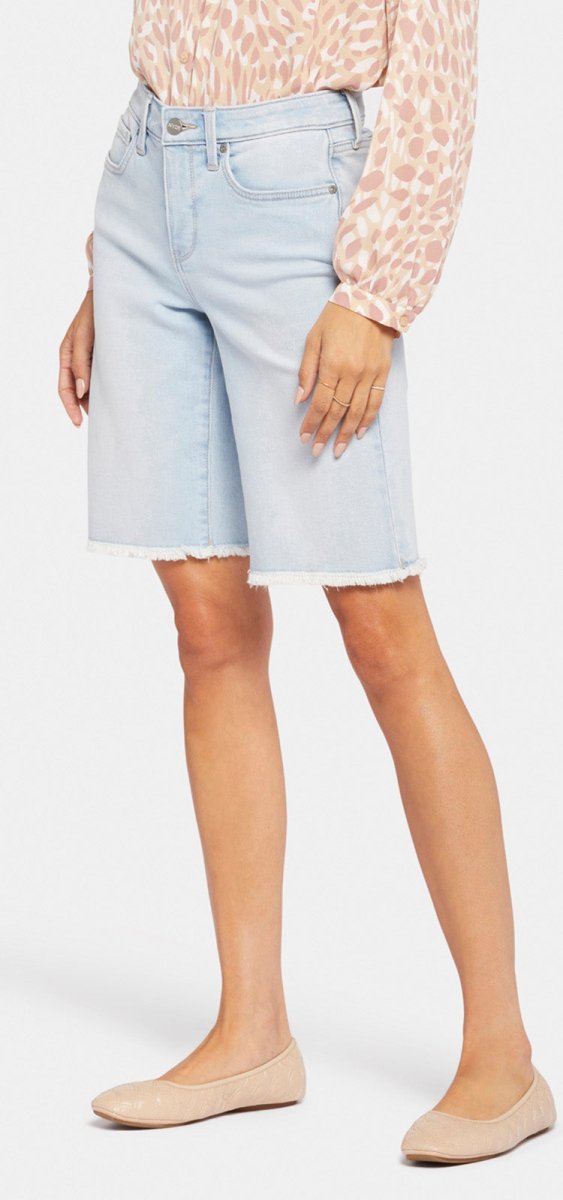 Boyfriend Short Light Blue Premium Denim | Brightside | Shorts | NYDJ